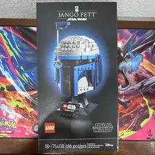 LEGO Star Wars Jango Fett Helmet Collection 75408 616 pcs 18+ Display Plate