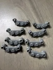 LEGO 4590 Dark Bluish Gray Plate, Modified 1 x 4 Offset x8