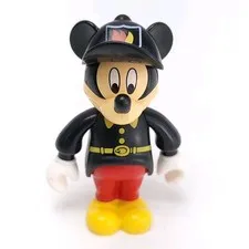 Vintage LEGO 33254c Disney Mickey Mouse Fireman mini Figure From Set 4164 - RARE