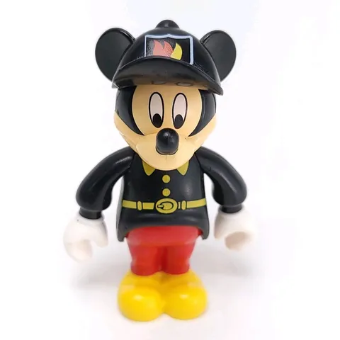 Vintage LEGO 33254c Disney Mickey Mouse Fireman mini Figure From Set 4164 - RARE