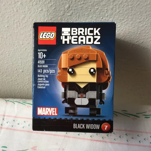 New LEGO Brick Headz Marvel Black Widow 41591 143-Pcs.