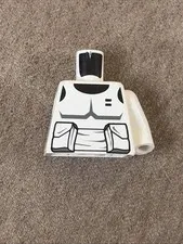 Lego Star Wars White Minifig Armor Torso Scout Trooper