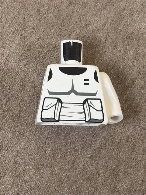 Lego Star Wars White Minifig Armor Torso Scout Trooper