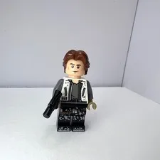 LEGO Star Wars Han Solo sw0915 Minifigure White Jacket Corellia Blaster 75209