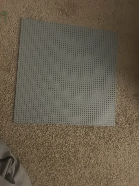 LEGO Gray 48x48 Baseplates – Genuine LEGO Large Building Plates – 3811