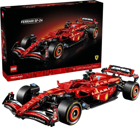 LEGO Technic Ferrari SF-24 F1 Model Car Kit Building Set Realistic 42207 - NEW