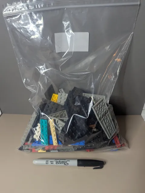 1 pound of Vintage LEGO Plates Assorted Colors