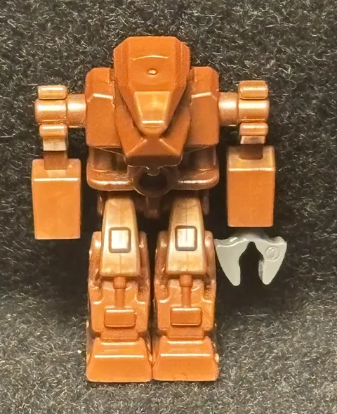 LEGO Minifigure Exo-Force Iron Drone (Devastator) Copper exf008 Missing One Hand