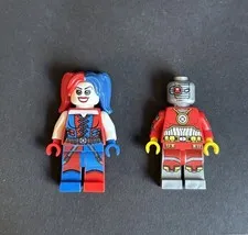 LEGO Minifigure Lot of 2 Harley Quinn Style + Deadshot set 76053