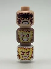 Lego Ninjago Cole Kai Misprint Minifigure Heads Rare Prototype Test Error Lot