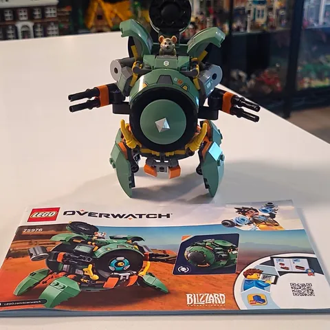 LEGO Overwatch Wrecking Ball 75976 227pc 9+ Complete Set w/ Instructions