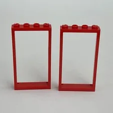 Lego 60596 Red Replacement Parts Pieces Lot of 2
