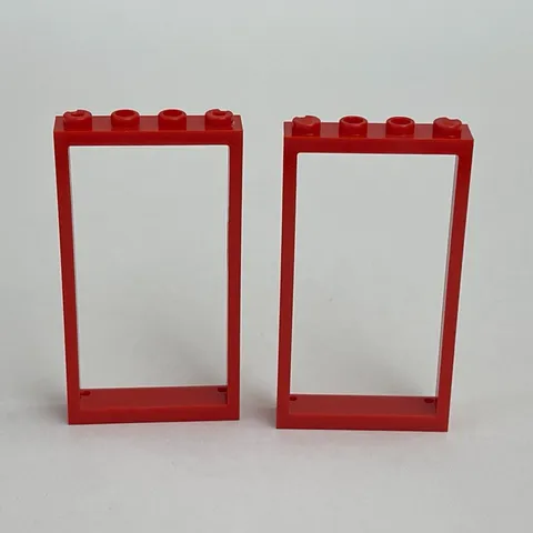 Lego 60596 Red Replacement Parts Pieces Lot of 2