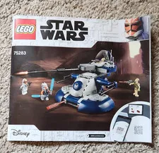 LEGO Star Wars 75283 Armored Assault Tank (AAT) Illustrated Manual Booklet