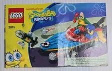 LEGO Instruction Manual Only 3815 Heroic Heroes of the Deep No Bricks Spongebob