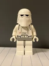 Lego Star Wars Imperial Snow Trooper Minifigure With Black Head