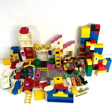 Bundle 80s 90s Vintage Lego Duplo House Kitchen Animals Vehicles Figure