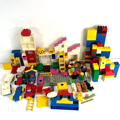 Bundle 80s 90s Vintage Lego Duplo House Kitchen Animals Vehicles Figure