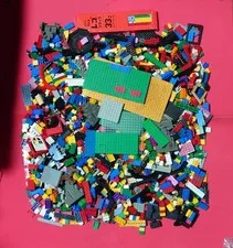 LEGO Bulk Parts Blocks Plates Minifigs Pieces Approximately 3.7kg Set