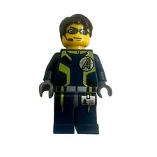 Lego Minifigure - agt001, Agent Chase with Dual Sided Head, Agents, excellent