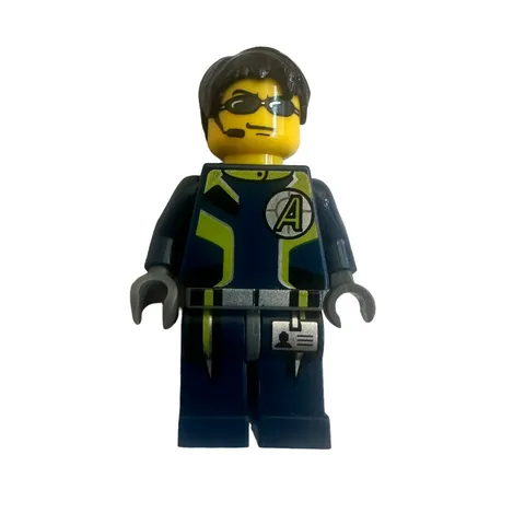 Lego Minifigure - agt001, Agent Chase with Dual Sided Head, Agents, excellent