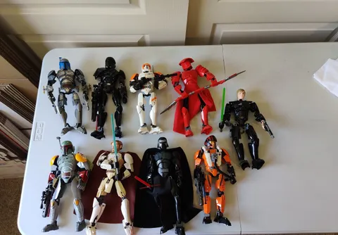 LEGO Star Wars Buildable Figures 9-Count Lot | No Boxes/Manuals | Authentic