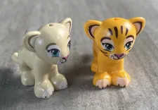 LEGO Lion  & Tiger baby cub  Animal minifigure