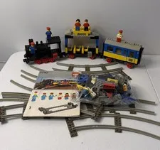 7710 Lego Vintage Push Along Passenger Steam Train Mini Figures *NOT COMPLETE*