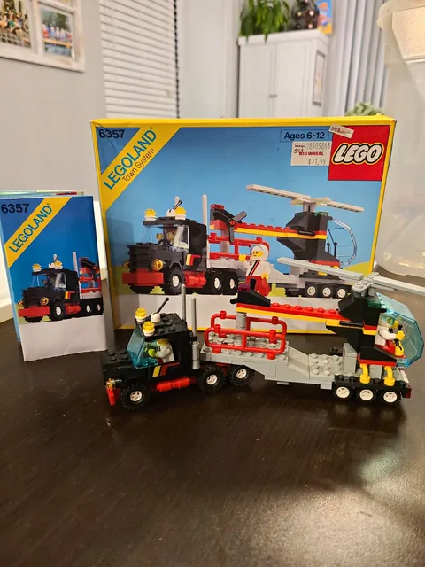 LEGO Town LEGOLAND: Stunt 'copter N' Truck 6357 Box & Instructions COMPLETE