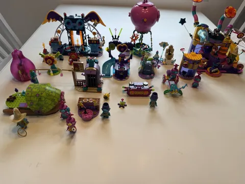 LEGO Trolls Sets With Books 7 Sets World Tour