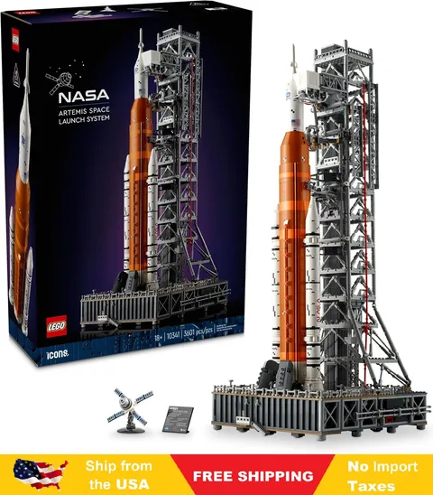 LEGO Icons NASA Artemis Space Launch System-DIY Rocket Model Building Set- 10341