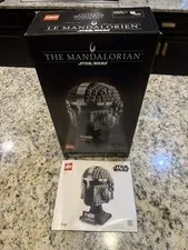 LEGO Star Wars 75328 Mandalorian Helmet Instruction Booklet & Box ONLY No Lego