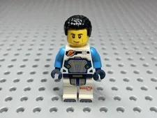 LEGO Minifigure Astronaut Male Spacesuit Dark Azure Arms (No Helmet) No: cty1758