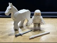 LEGO LOTR: Minas Tirith 11377 GANDALF + SHADOWFAX Minifigs. In Hand!