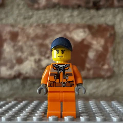 LEGO City Street Sweeper Operator minifigure (cty1140)