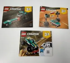 Lego Creator 31101 Set of 3 Booklets 3 in 1 Instructional Manual Only 2020