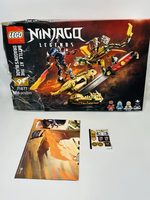 LEGO NINJAGO Battle at the Dragon's Blade - 71871 - *OPEN BOX / ONE OPEN BAG*