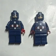 LEGO Avengers Captain America Minifigure Lot of 2 sh0014 from set 6865-1