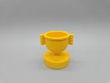 Lego Duplo Yellow Trophy Cup W/ Number 1 In Shield For Disney Cars Racing