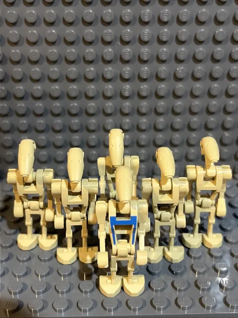 Star Wars 2001 Battle Droid Mini Figures In Battle Droid Pilot Mini Figure