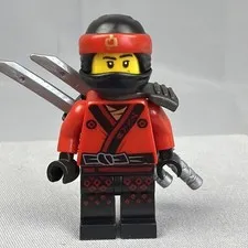 LEGO Minifigure Ninjago Movie Kai NJO0316 w/ Katana Holder & Weapons