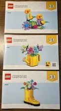 LEGO CREATOR 3-in-1 31149 Flowers in Watering Can Instruction Manuals Only