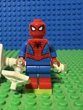 LEGO Marvel Spider-Man- Metallic Light Blue Eye Highlights Minifigure