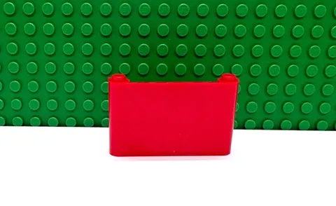 Lego 1 Red 1x6x4 Wall Panel with 2 Studs NEW