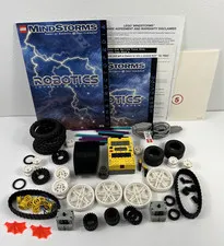 Lego Mindstorms Robotics Invention System 9719 Mixed Lot of Parts Cables Books