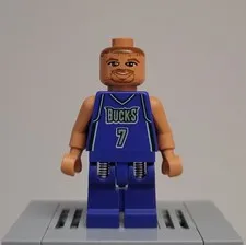 LEGO NBA - Toni Kukoc Minifigure - nba003 - Milwaukee Bucks #7 2003 - Basketball