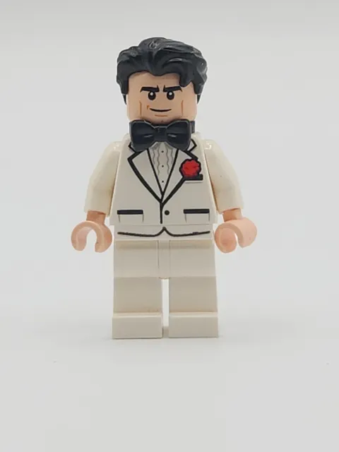 LEGO Bruce Wayne White Tuxedo sh0308 70909 DC The Lego Batman Movie