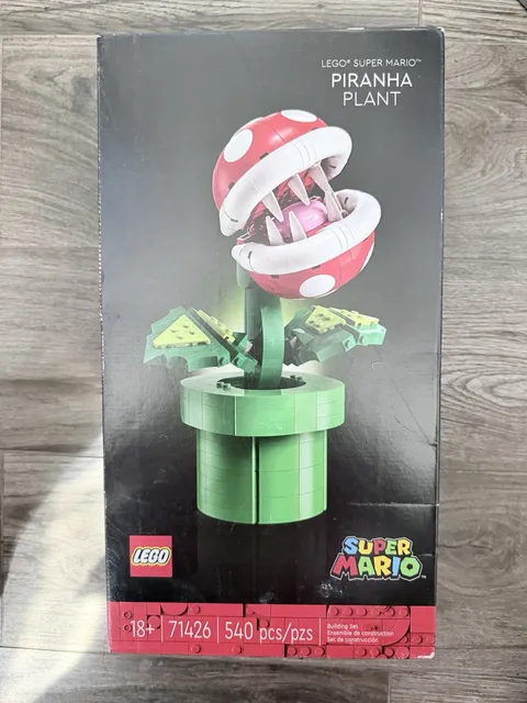 Super Mario Piranha Plant Legos Brand New In Box 71365 Building Toy