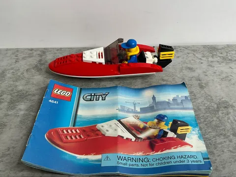 Lego City Speedboat 4641 PRE-BUILT