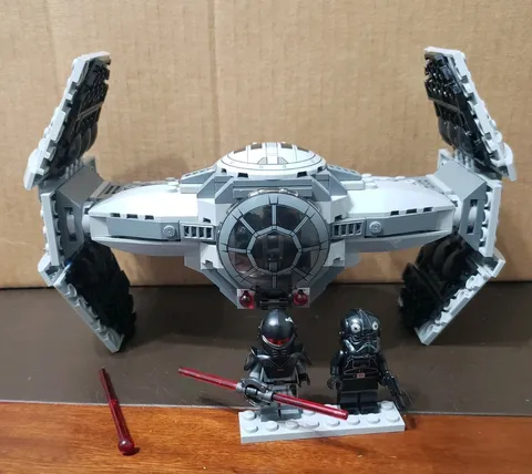 75082 LEGO Star Wars: TIE Advanced Prototype 100% Complete w/ Minifigs No Manual